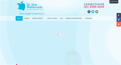 Desktop Screenshot of noemaldonado.com